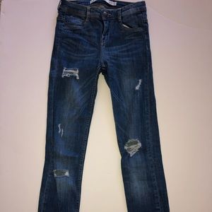 Zara Trafaluc ripped skinny jeans